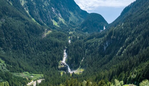 Gerlos Alpenstraße, Kurve mit Blick auf Wasserfälle | © gerlosstrasse.at/Michael Stabentheiner