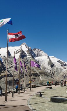 Kaiser-Franz-Josefs-Hoehe, view of the Grossglockner and Pasterzen glacier | © grossglockner.at/Michael Königshofer