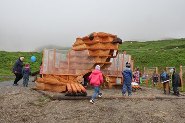 Children's playground "Marmot" at the Haus Alpine Naturschau | © grossglockner.at