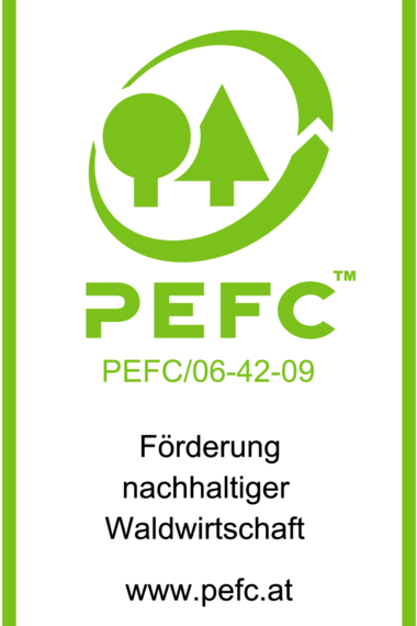 Logo promoting sustainable forest management