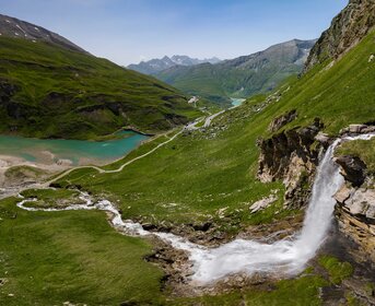 Glocknerroad, Nassfeld waterfall and Nassfeld reservoir | © grossglockner.at/Michael Rudolf