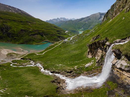 Glocknerroad, Nassfeld waterfall and Nassfeld reservoir | © grossglockner.at/Michael Rudolf