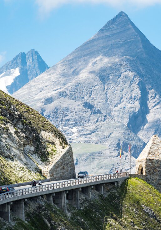 Auffahrt Fuscher Törl mit Blick auf Großglockner | © grossglockner.at/Michael Stabentheiner