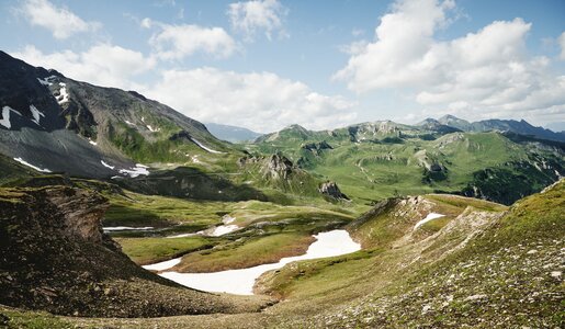 Glocknerstraße, Landschaft von Hochtor bis Mittertörl und weiter bis Edelweiß-Spitze | © grossglockner.at/Michael Königshofer