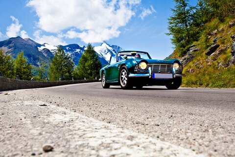 Großglockner Hochalpenstraße, Oldtimer | © grossglockner.at/Eva Mrazek