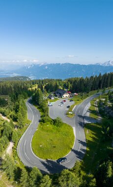 Luftaufnahme Aichingerhüte | © villacher-alpenstrasse.at/Stabentheiner